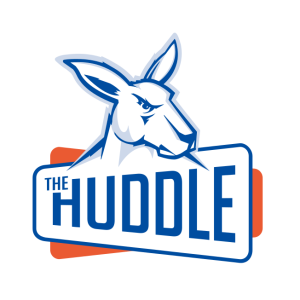 the huddle north melbourne football club logo vector