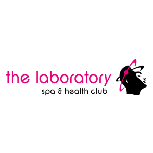 the laboratory spa and health club logo vector