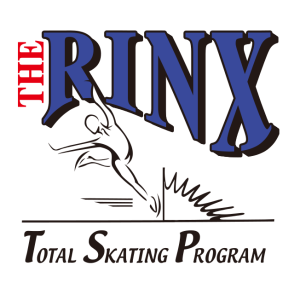 the rinx total skating program logo vector