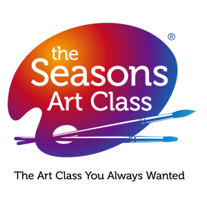 the seasons art class logo vector