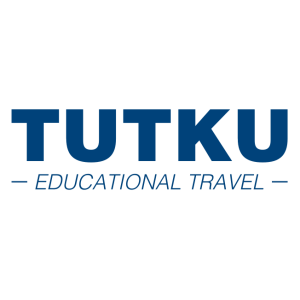 tutku educational travel logo vector