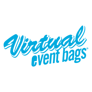 virtual event bag logo vector