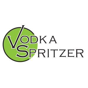 vodka spritzer logo vector