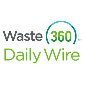 waste360 daily wire logo vector