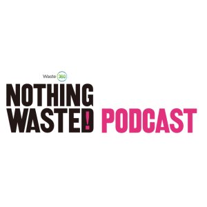 waste360 nothing wasted podcast logo vector