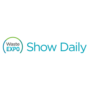 wasteexpo show daily logo vector