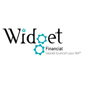 widget financial logo vector