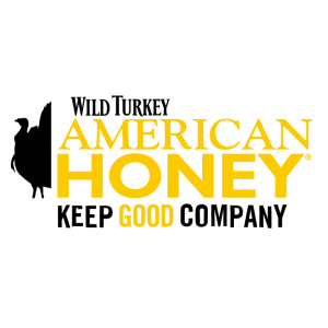 wild turkey american honey logo vector