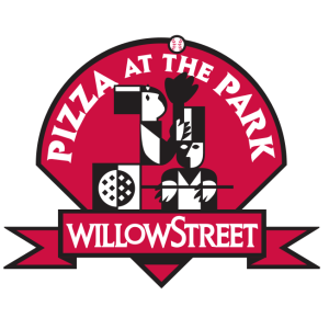 willow street pizza at the park logo vector