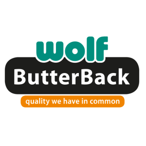wolf butterback kg logo vector