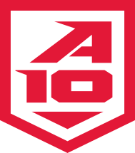 Atlantic 10 Conference Shield in Davidson Red