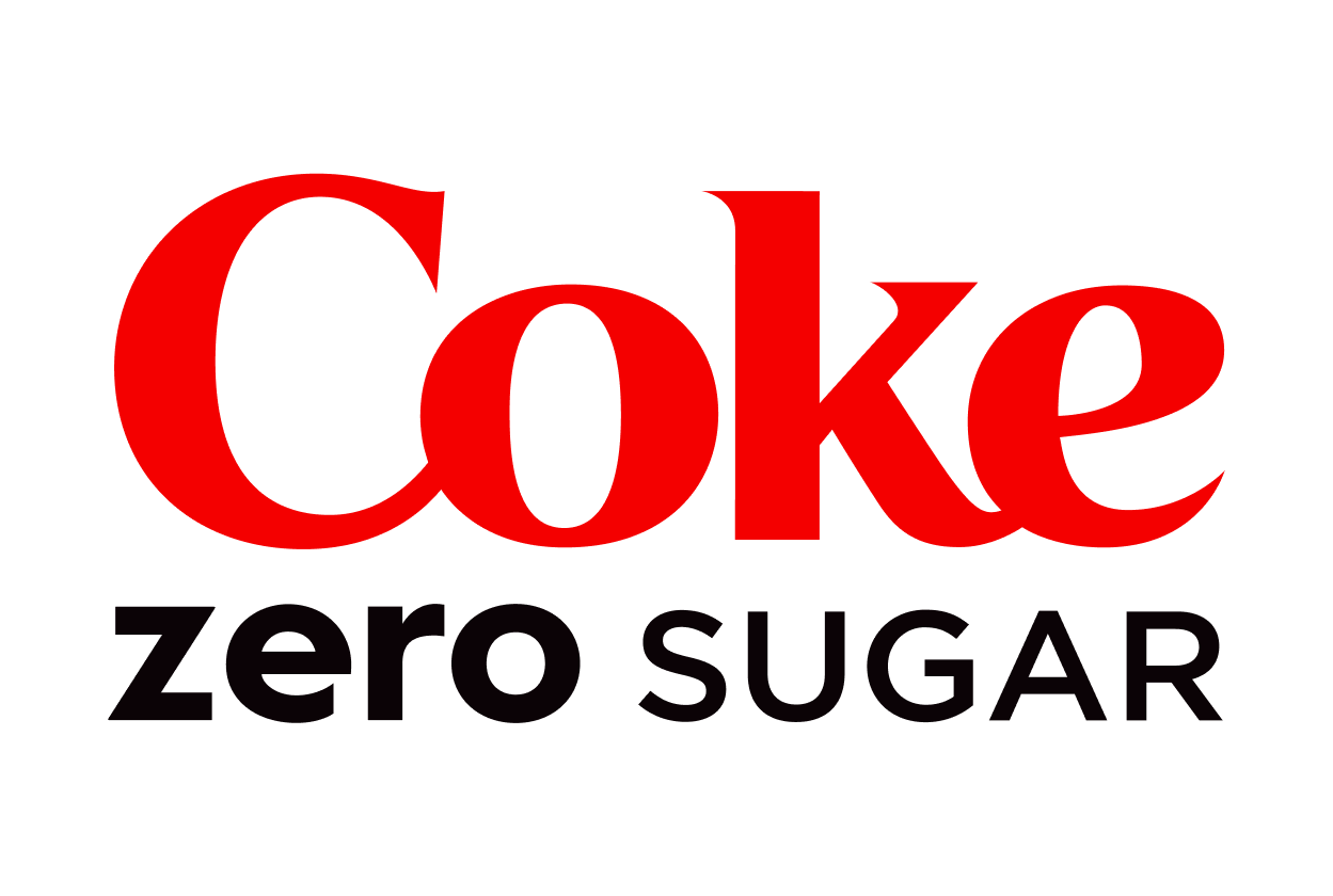 Logo Coca Cola, Cocacola, Cocacola Zero Sugar, Publicidad
