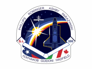 STS 100 Mission Patch Logo