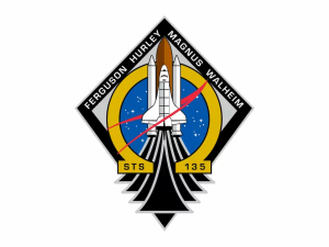STS 135 Mission Patch Logo