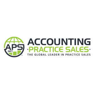 accounting practice sales aps logo vector