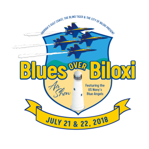 blues over biloxi vector logo