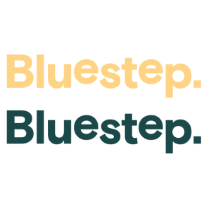 bluestep bank ab logo vector
