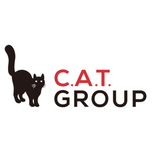 cat group vector logo
