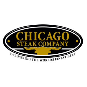 chicago steak company logo vector