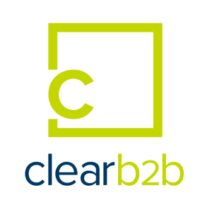 clear b2b logo vector