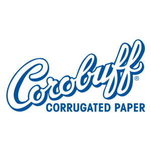 corobuff corrugated paper logo vector