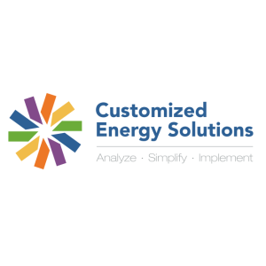 customized energy solutions logo vector