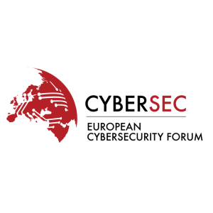 cybersec european cybersecurity forum logo vector