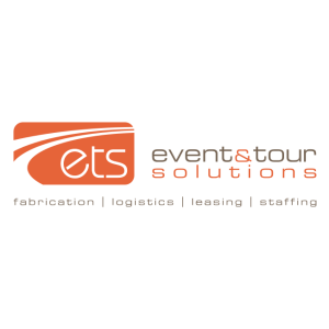 event and tour solutions ets logo vector