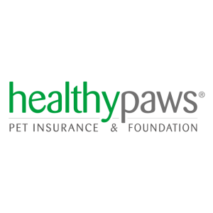 healthy paws pet insurance and foundation logo vector