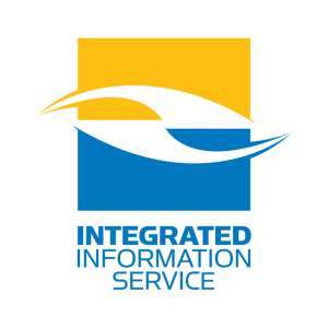 integrated information service iis logo vector