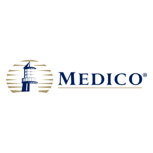 medico insurance company logo vector
