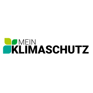 mein klimaschutz logo vector