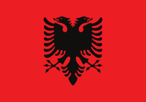 official albania flag