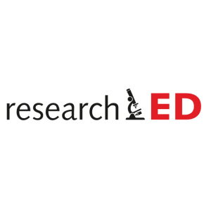 researched logo vector