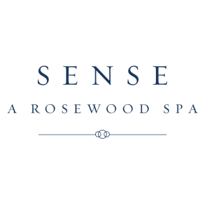 sense a rosewood spa logo vector