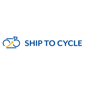 ship to cycle logo vector