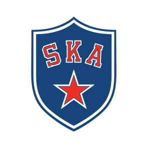 ska ice hockey club logo vector