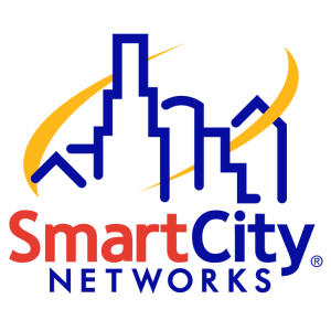 smart city networks logo vector