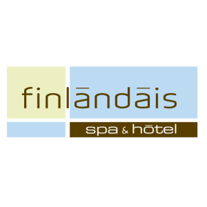spa and hotel le finlandais logo vector