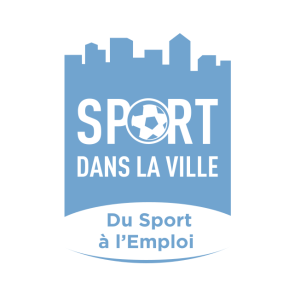 sport dans la ville logo vector