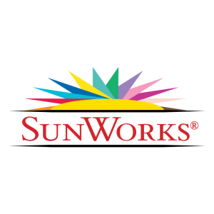 sunworks construction paper logo vector