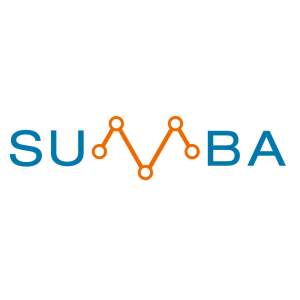 sustainable urban mobility and commuting in baltic cities sumba logo vector