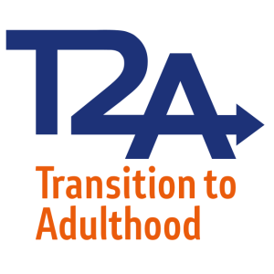 t2a transition to adulthood logo vector