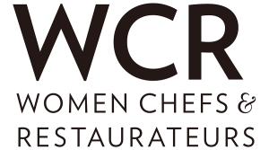 wcr women chefs restaurateurs vector logo