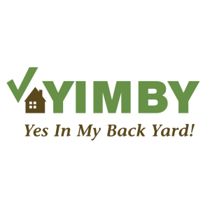 yes in my back yard yimby vector logo