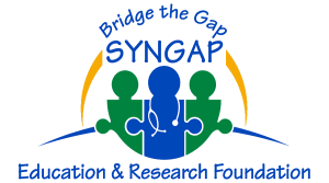 bridge the gap syngap education and research foundation logo vector