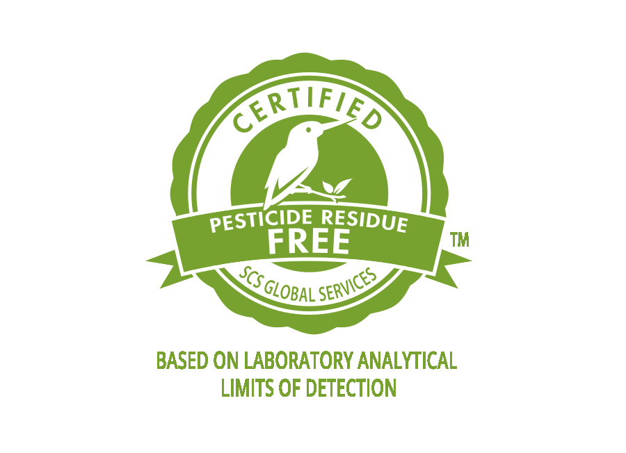 Certified Pesticide Residue Free