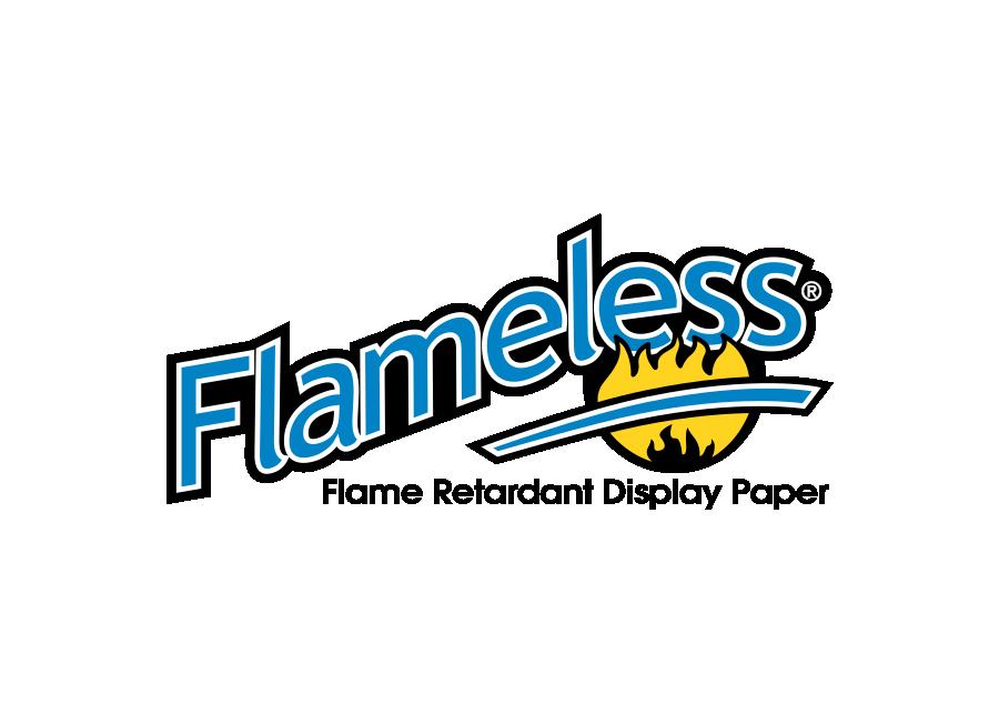 Flameless® display paper