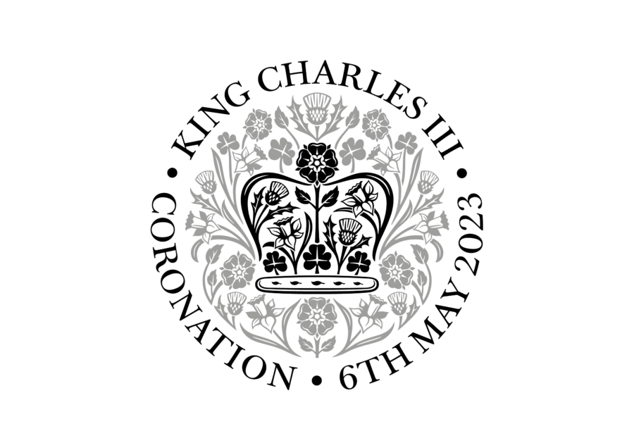 King Charles III Coronation Emblem Black
