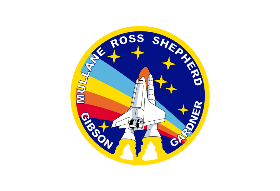 NASA STS-27 Mullane Ross Shepherd